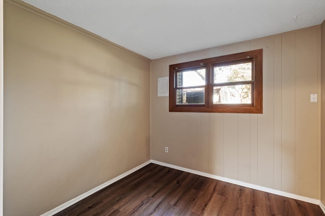 10276 Hanson Blvd NW, Coon Rapids, MN 55433 - spare room with dark wood-type flooring and baseboards