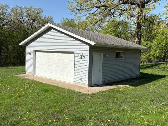 1300 10th St NE, Sauk Rapids Twp, MN 56379 - view of detached garage