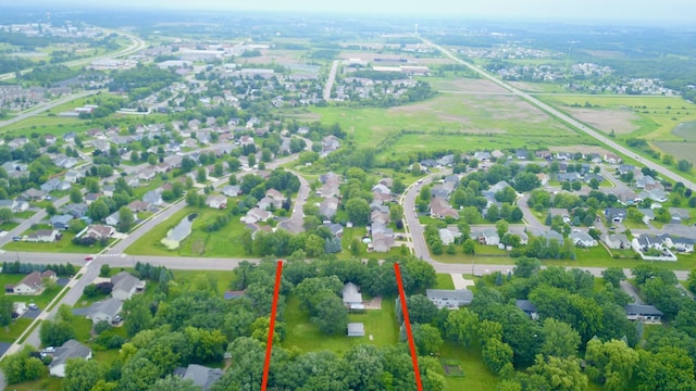 1300 10th St NE, Sauk Rapids Twp, MN 56379 - aerial view of property's location featuring property parcel outlined