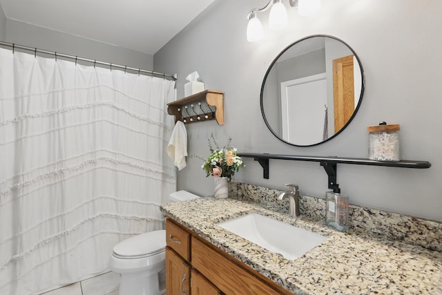 6609 91st Trl N, Brooklyn Park, MN 55445 - full bathroom featuring toilet, vanity, and a shower with shower curtain