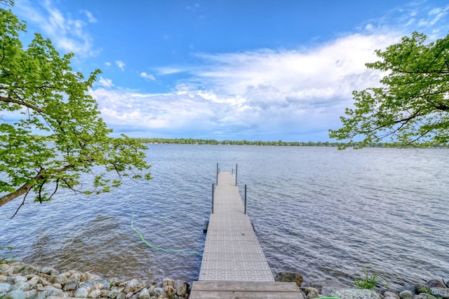 33397 Pickerel View Dr, Richville, MN 56576 - dock featuring a water view