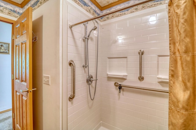 33397 Pickerel View Dr, Richville, MN 56576 - full bathroom with a tile shower