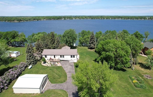 33397 Pickerel View Dr, Richville, MN 56576 - aerial view of property and surrounding area featuring a nearby body of water