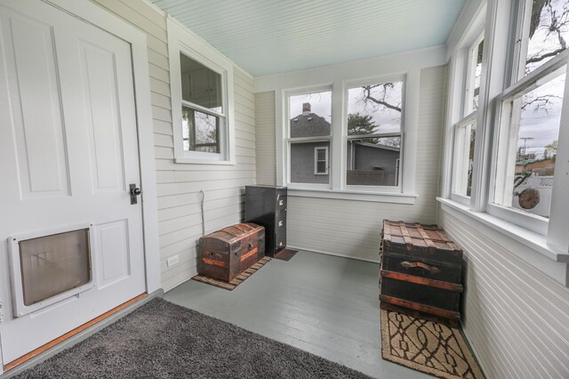110 7th St SE, Little Falls, MN 56345 - unfurnished sunroom featuring healthy amount of natural light
