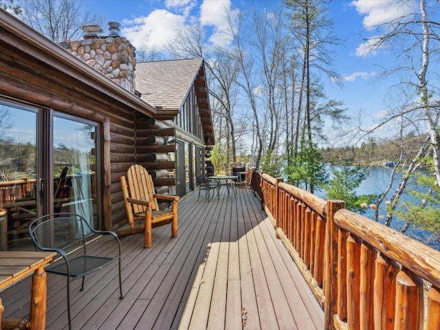 15464 Birch Narrows Rd, Crosslake, MN 56472 - view of deck