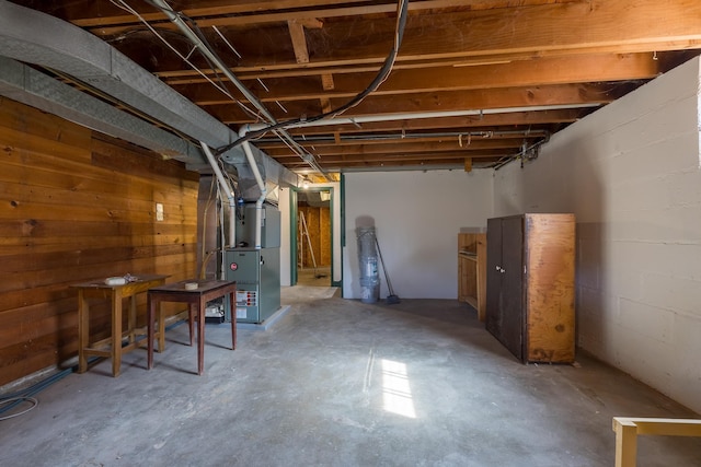 5028-5030 Nicollet Ave S, Minneapolis, MN 55419 - unfinished basement featuring heating unit