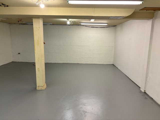 5028-5030 Nicollet Ave S, Minneapolis, MN 55419 - finished basement with concrete block wall