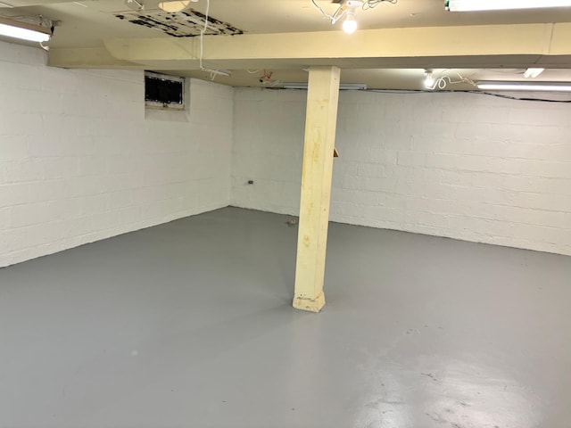 5028-5030 Nicollet Ave S, Minneapolis, MN 55419 - finished below grade area featuring concrete block wall