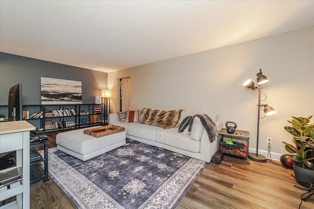 4524 Cedar Lake Rd S Unit 3, Saint Louis Park, MN 55416 - living room featuring wood finished floors and baseboards