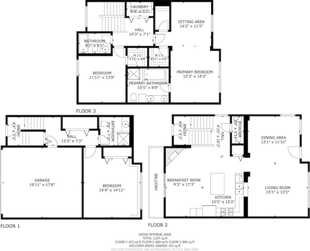 4323 Victor Path Unit 1, Hugo, MN 55038 - view of floor plan / room layout
