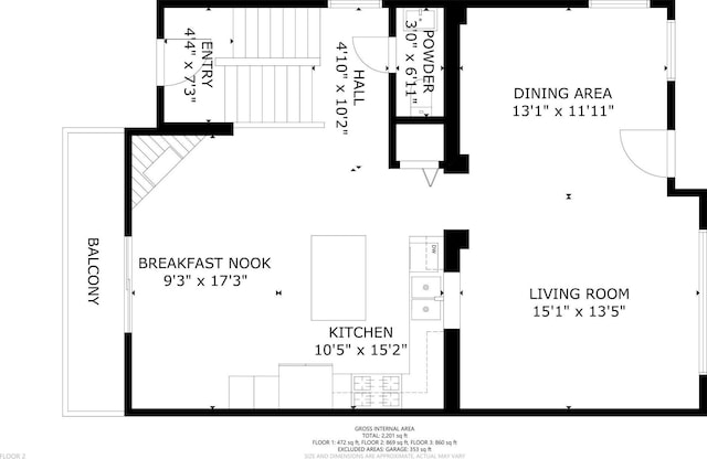 4323 Victor Path Unit 1, Hugo, MN 55038 - view of home floor plan