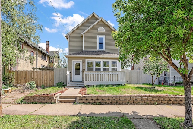 2911 California St NE, Minneapolis, MN 55418 - traditional home with a deck