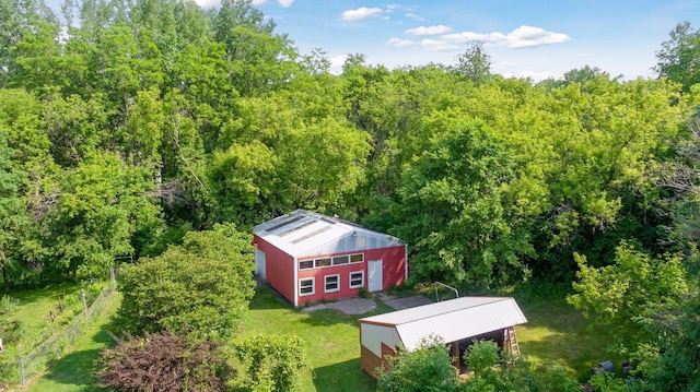 1031 Pheasant Trl, Hudson, WI 54016 - aerial view of property and surrounding area with a forest