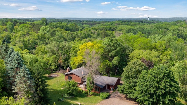 1031 Pheasant Trl, Hudson, WI 54016 - view from above of property with a forest
