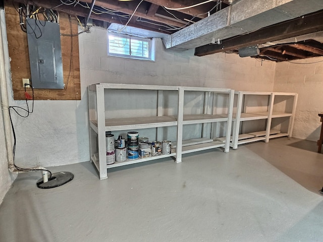 1501 Park St, Fairmont, MN 56031 - below grade area featuring electric panel