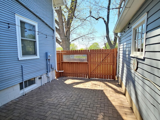 1501 Park St, Fairmont, MN 56031 - view of patio / terrace featuring a gate