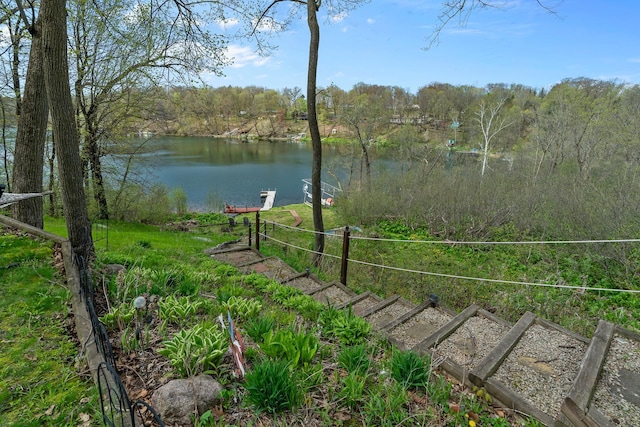 1651 Niles Ln N, Centuria, WI 54824 - water view featuring a forest