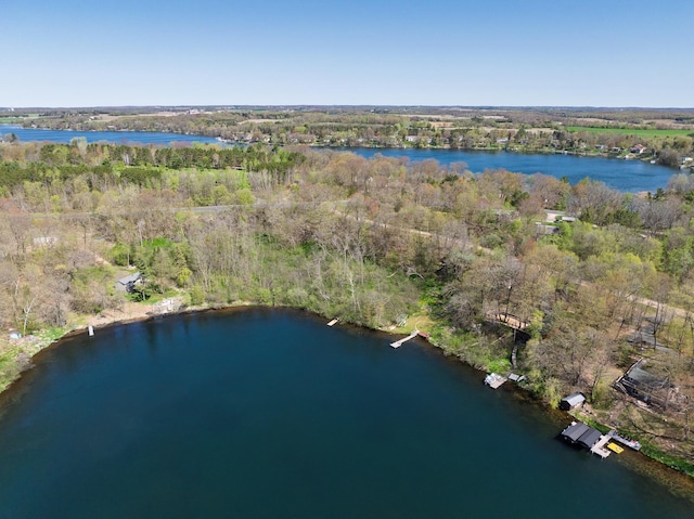 1651 Niles Ln N, Centuria, WI 54824 - view of property location featuring a large body of water and a forest
