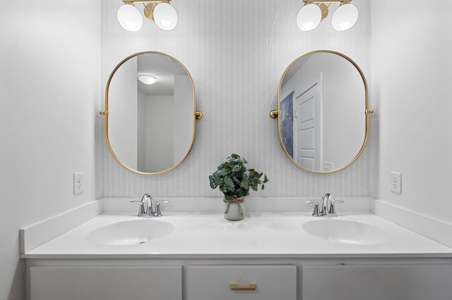 6644 Lamplight Dr, Albertville, MN 55301 - full bathroom featuring double vanity