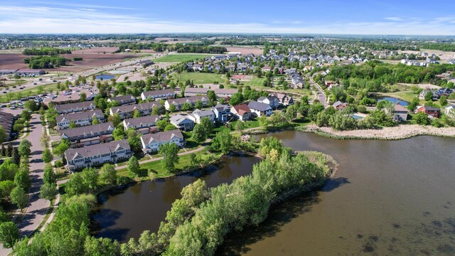 6644 Lamplight Dr, Albertville, MN 55301 - aerial overview of property's location with a nearby body of water and nearby suburban area