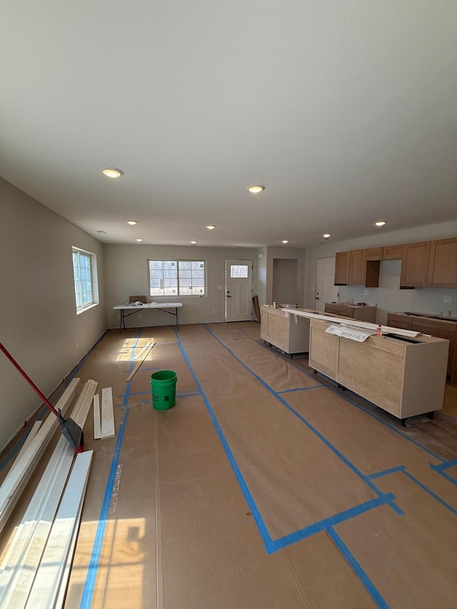 6809 Hamilton Park NW Unit 11, Bemidji, MN 56601 - rec room with recessed lighting