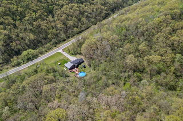 23677 County Road 23, Winona, MN 55987 - bird's eye view of a heavily wooded area