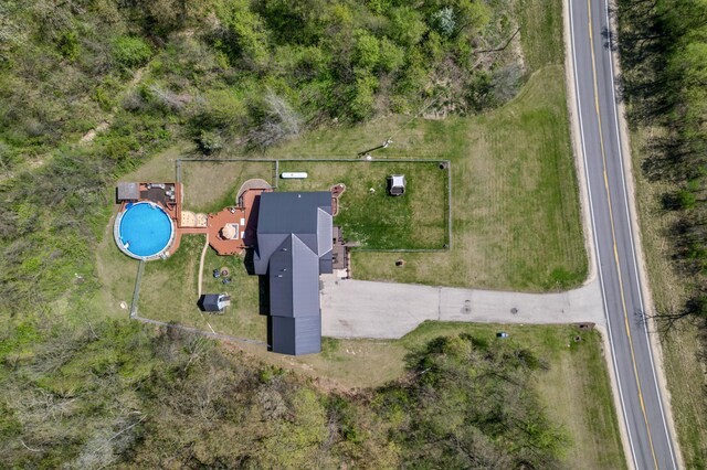 23677 County Road 23, Winona, MN 55987 - aerial view of a pool area