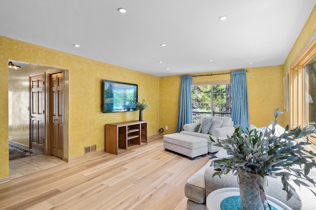 2209 Indian Rd W, Minnetonka, MN 55305 - living room with light wood-type flooring and recessed lighting
