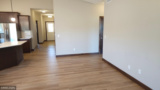 3137 Zuni Way NW, Anoka, MN 55303 - interior space with baseboards and light wood-type flooring