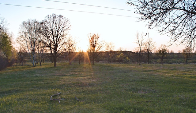 7210 79th Ave SW, Staples, MN 56479 - yard at dusk with a rural view and a lawn