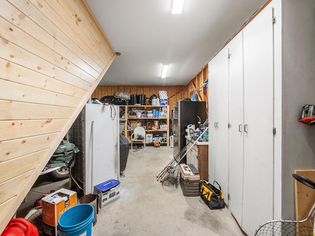 view of storage