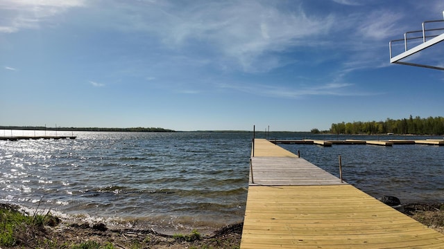21588 Gull Lake Loop Rd NE Unit 83, Hagali Twp, MN 56683 - dock area featuring a water view