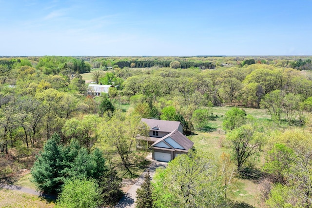 25100 Lincoln Dr NE, Athens Twp, MN 55040 - view from above of property featuring a heavily wooded area