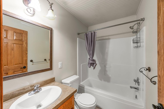 25100 Lincoln Dr NE, Athens Twp, MN 55040 - full bathroom featuring shower / washtub combination, toilet, and vanity