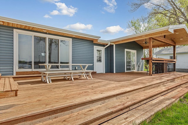 17055 Dickenson Ln, Waterville, MN 56096 - view of wooden terrace