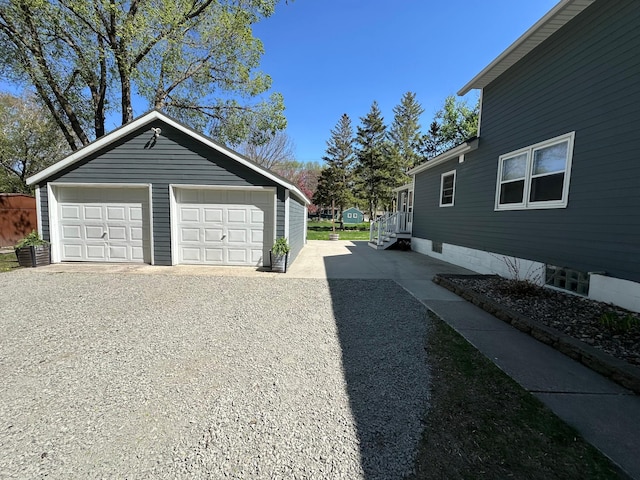 403 7th St N, Kerkhoven, MN 56252 - view of detached garage