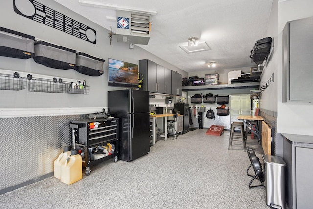 19820 Schutte Farm Rd, Corcoran, MN 55340 - garage with freestanding refrigerator