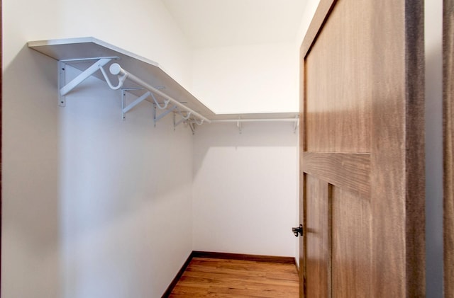 411 Bullis St, Kenyon, MN 55946 - walk in closet with wood finished floors