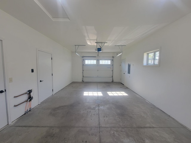 411 Bullis St, Kenyon, MN 55946 - garage with a garage door opener and electric panel