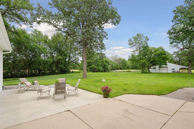 5225 Upland Ave, New Germany, MN 55367 - view of patio / terrace with view of scattered trees