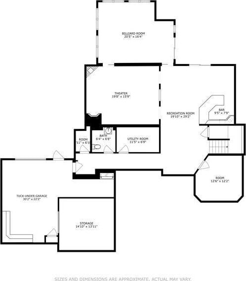 1376 Cobblestone Rd N, Champlin, MN 55316 - view of floor plan / room layout