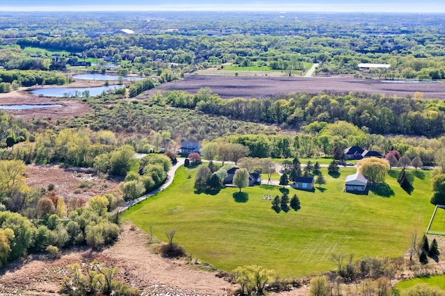 14590 Thicket Ln, Dayton, MN 55327 - overview of rural landscape with a large body of water