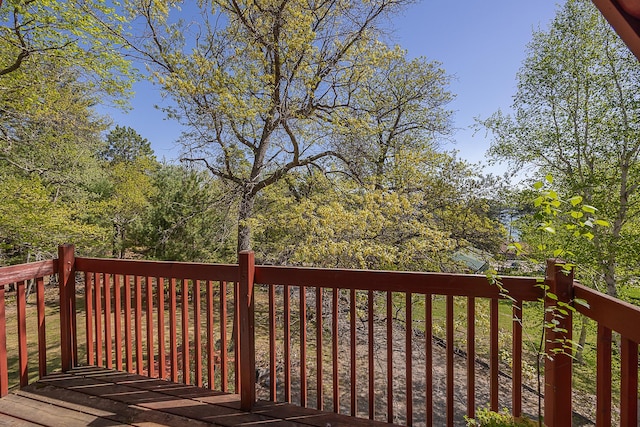5305 Cisco Ln NE, Remer, MN 56672 - view of wooden terrace