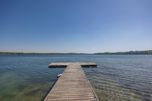 5305 Cisco Ln NE, Remer, MN 56672 - dock area featuring a water view