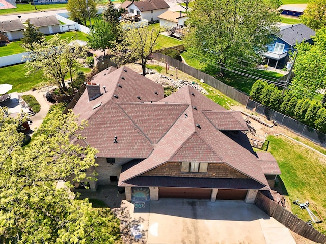 8132 Fillmore St NE, Spring Lake Park, MN 55432 - view from above of property