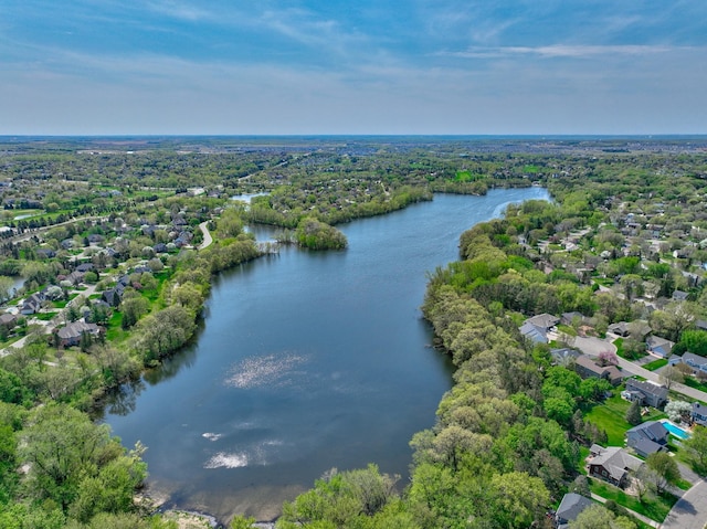 2167 Woodbridge Way, Woodbury, MN 55125 - aerial perspective of suburban area with a large body of water