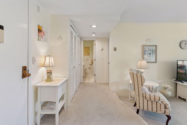 3412 Oak Ridge Rd Unit 317, Minnetonka, MN 55305 - hall featuring light carpet and baseboards