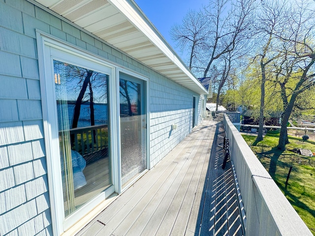 49262 Big Pine Rd, Perham, MN 56573 - view of wooden terrace
