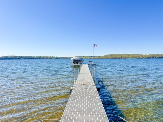 49262 Big Pine Rd, Perham, MN 56573 - dock area with a water view