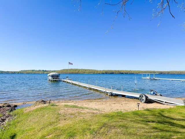 49262 Big Pine Rd, Perham, MN 56573 - dock featuring a water view